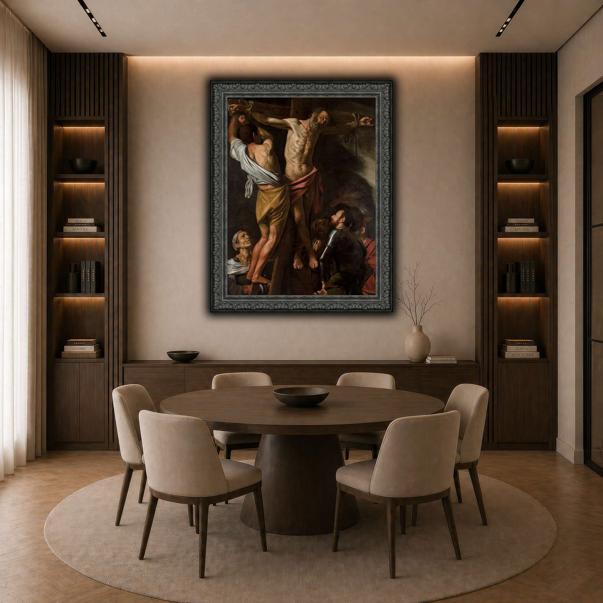 10 dark neutral-dining room