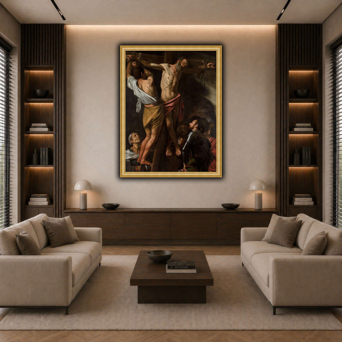 10 dark neutral-living room