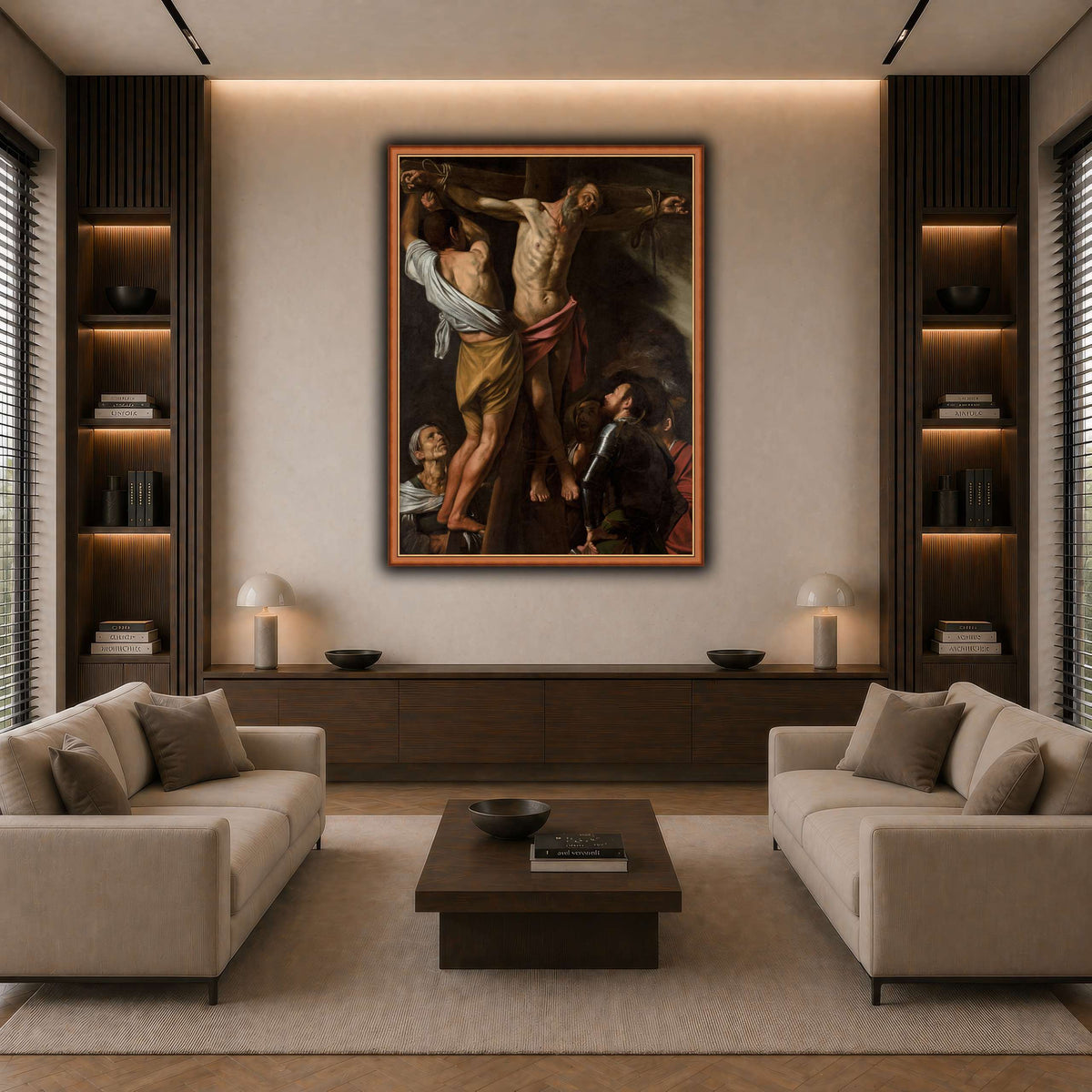10 dark neutral-living room
