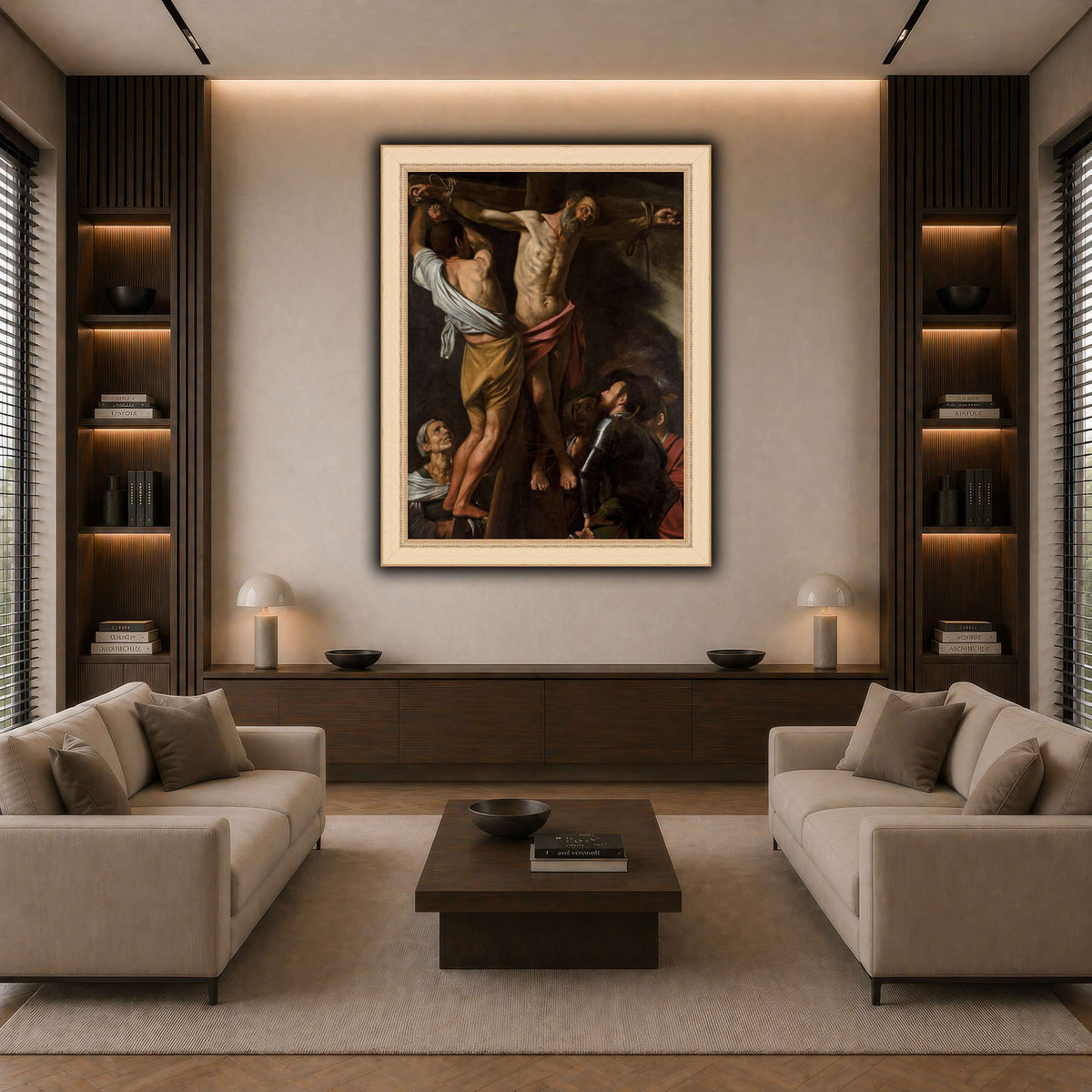10 dark neutral-living room