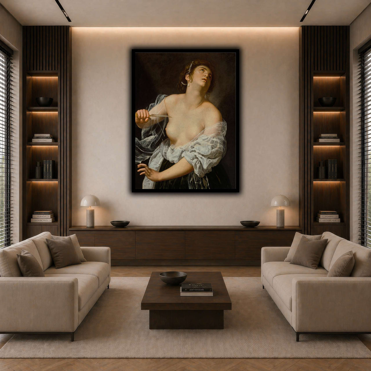11 dark neutral-living room