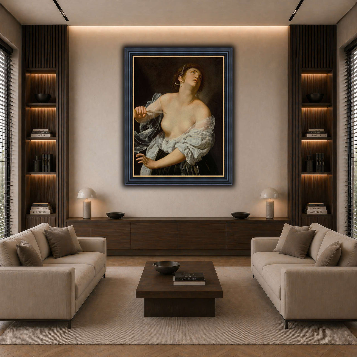 11 dark neutral-living room