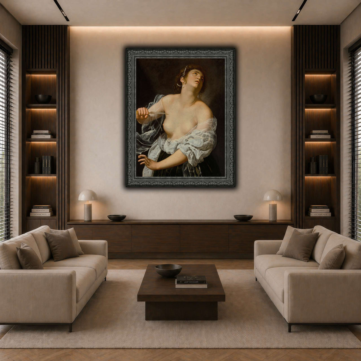 11 dark neutral-living room