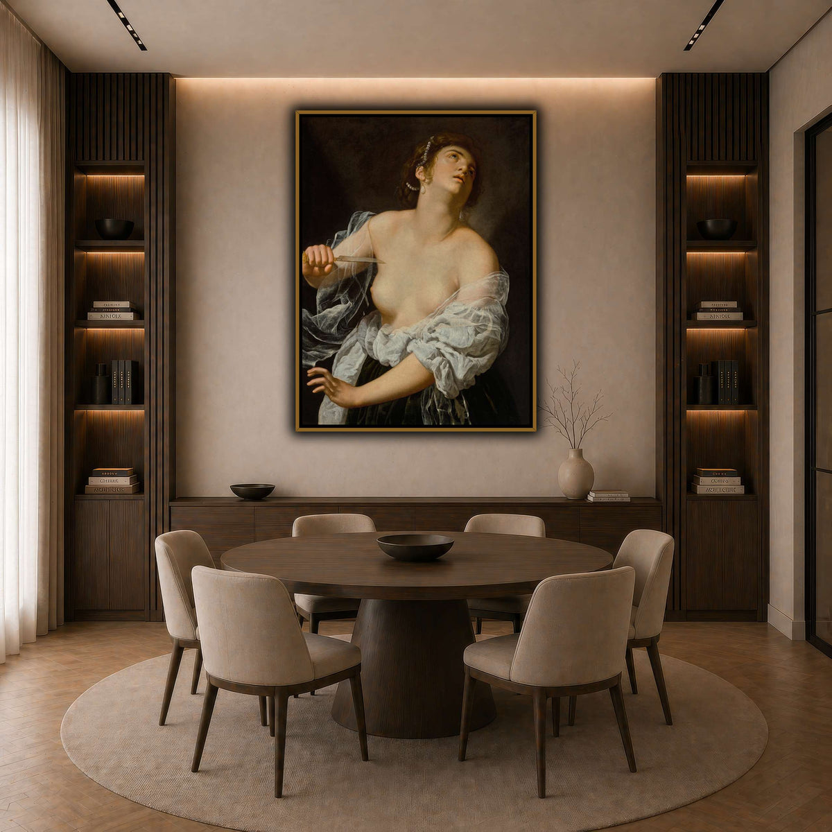 11 dark neutral-dining room
