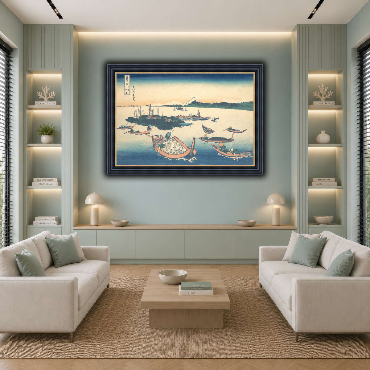 12_Katsushika Hokusai cool-living room