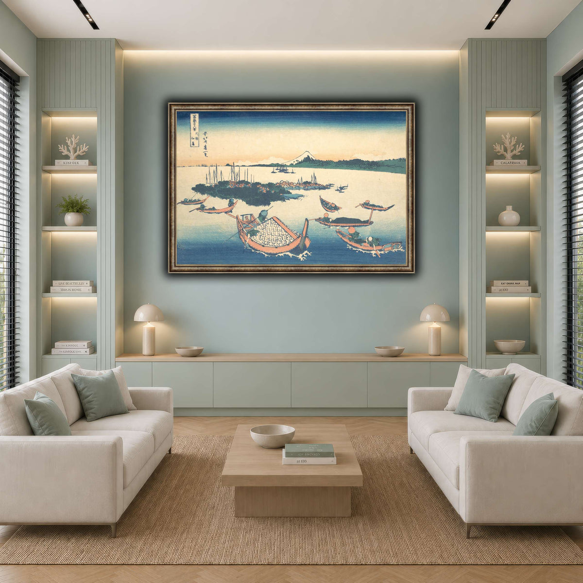 12_Katsushika Hokusai cool-living room