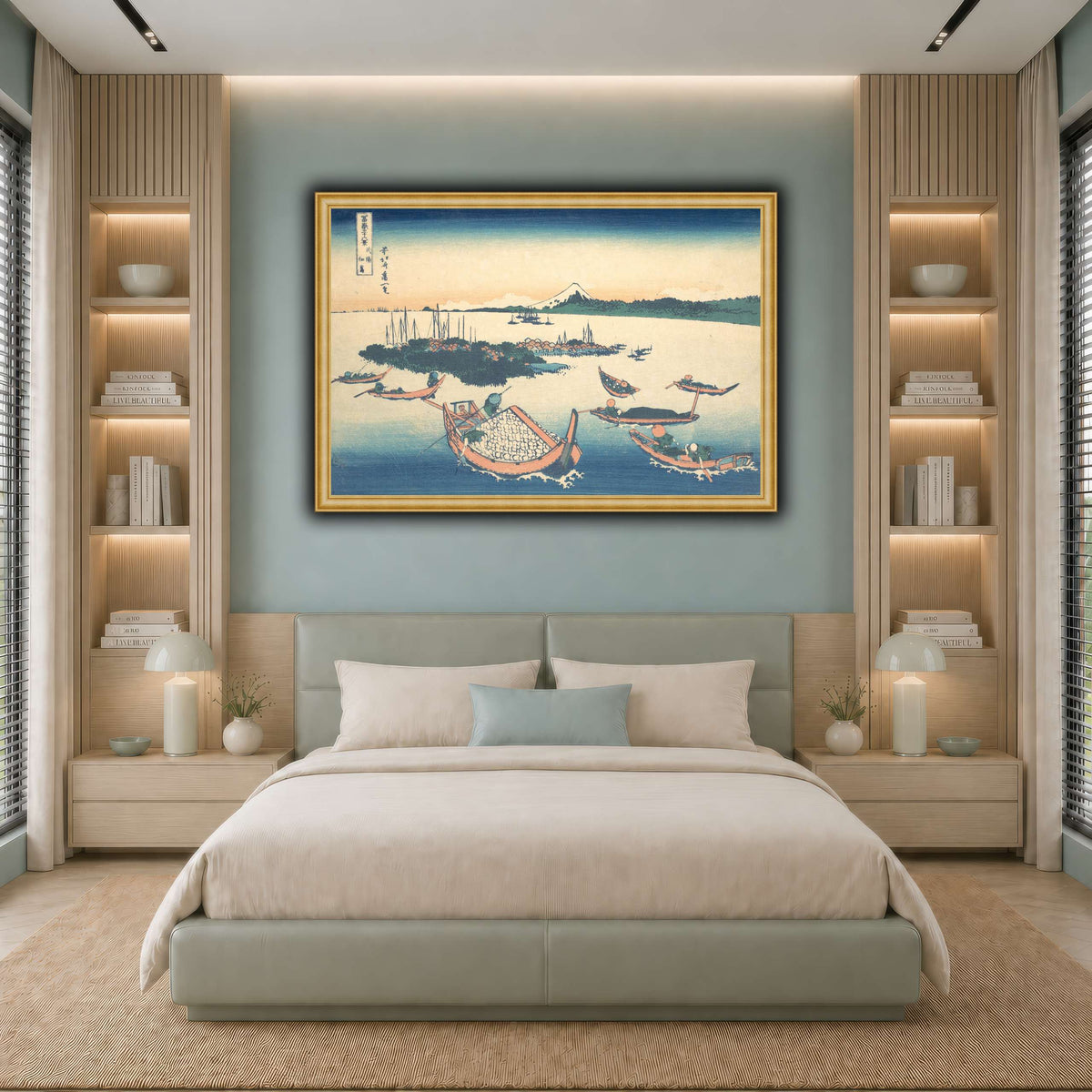 12_Katsushika Hokusai cool-bedroom
