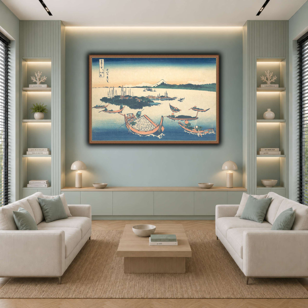 12_Katsushika Hokusai cool-living room
