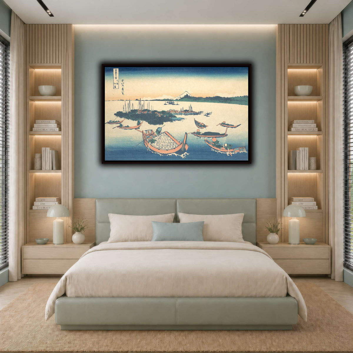 12_Katsushika Hokusai cool-bedroom