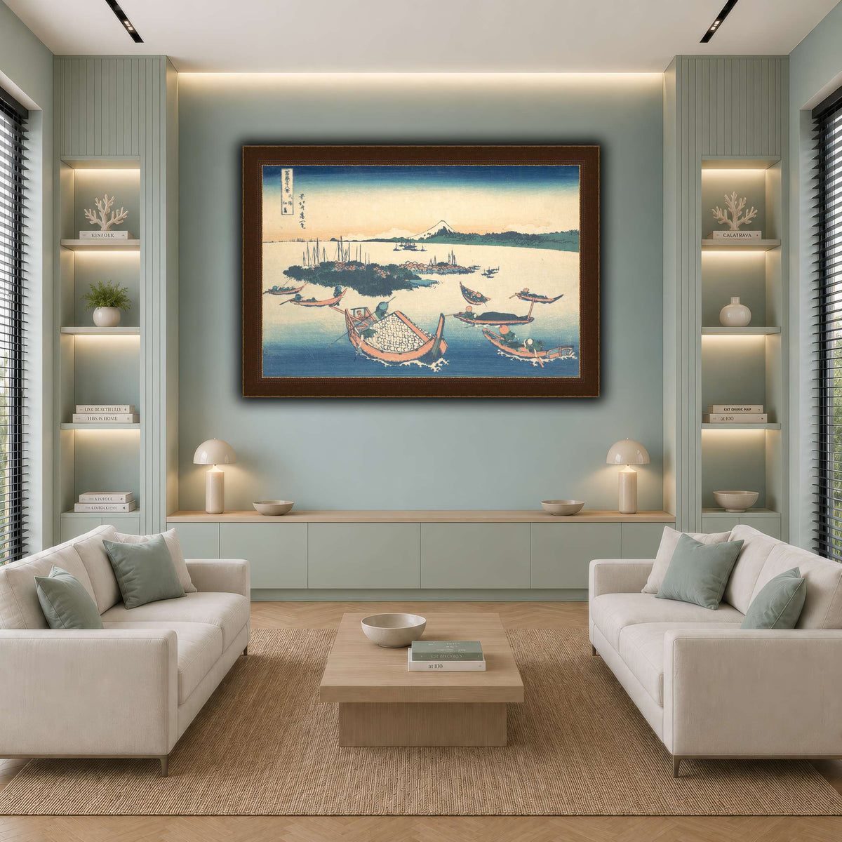 12_Katsushika Hokusai cool-living room