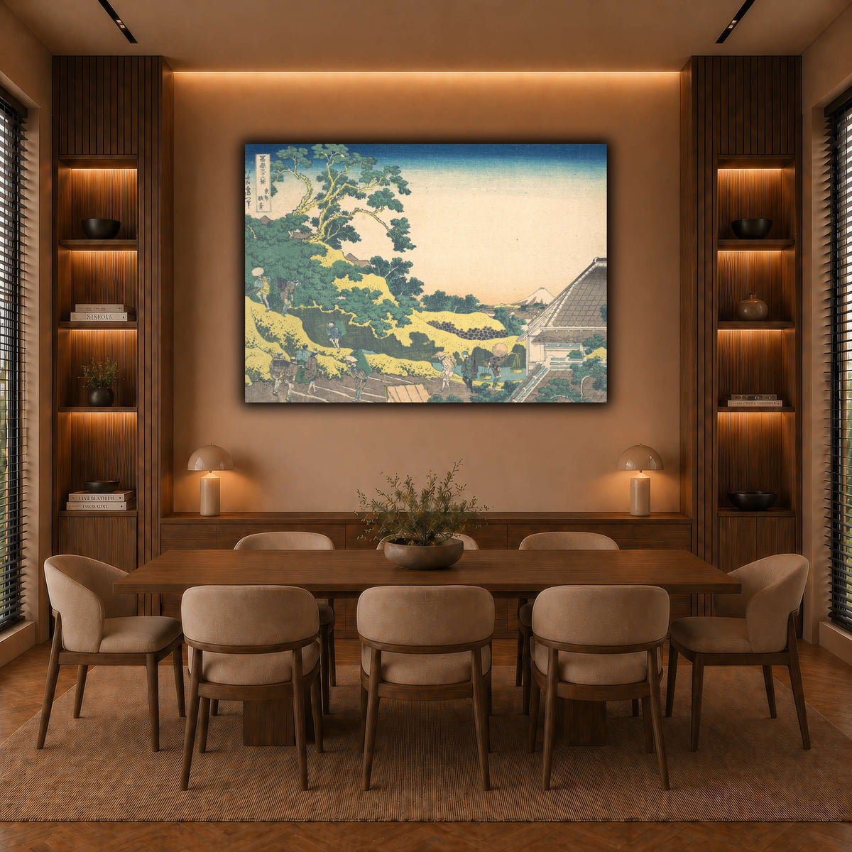 13_Katsushika Hokusai warm-dining room