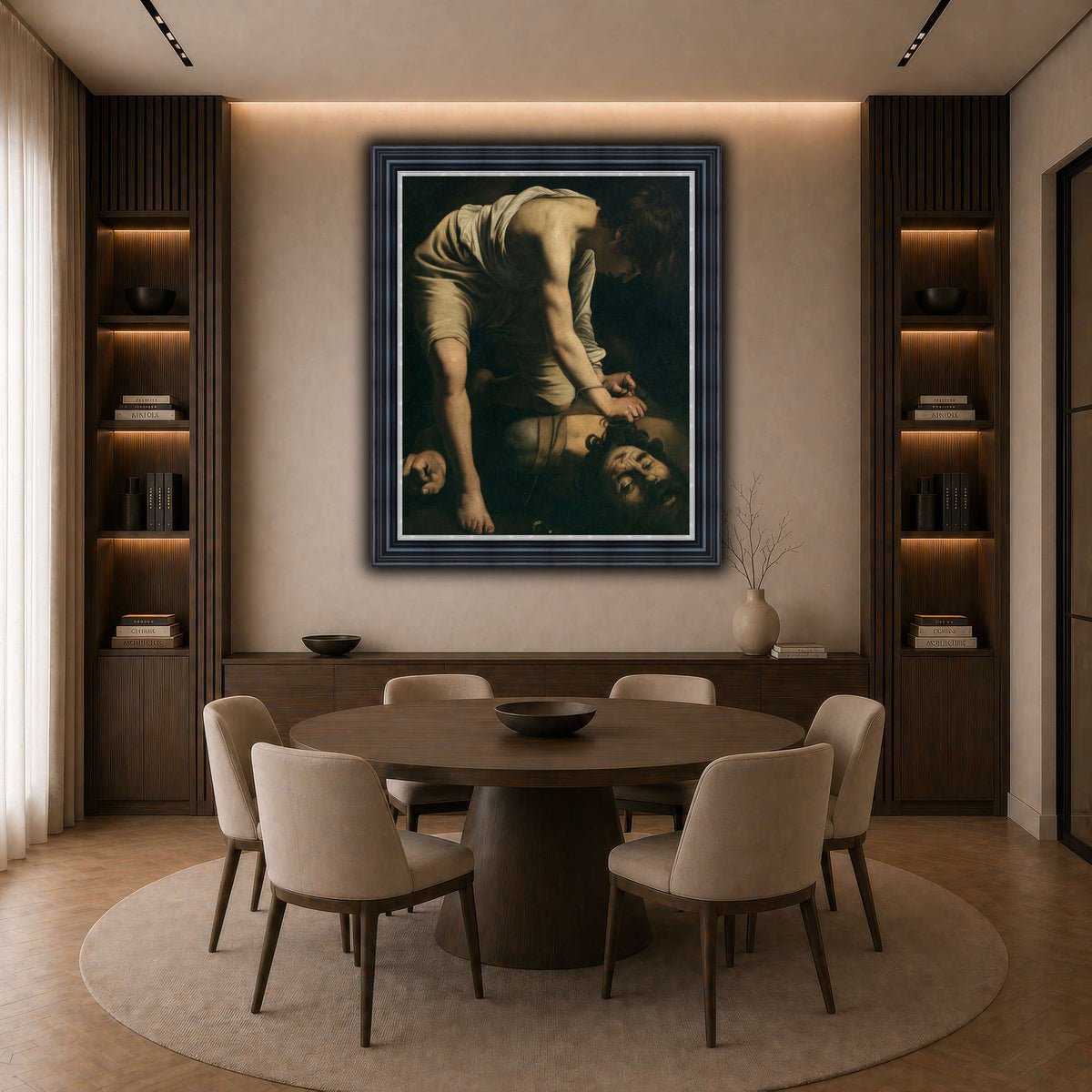 13 dark neutral-dining room