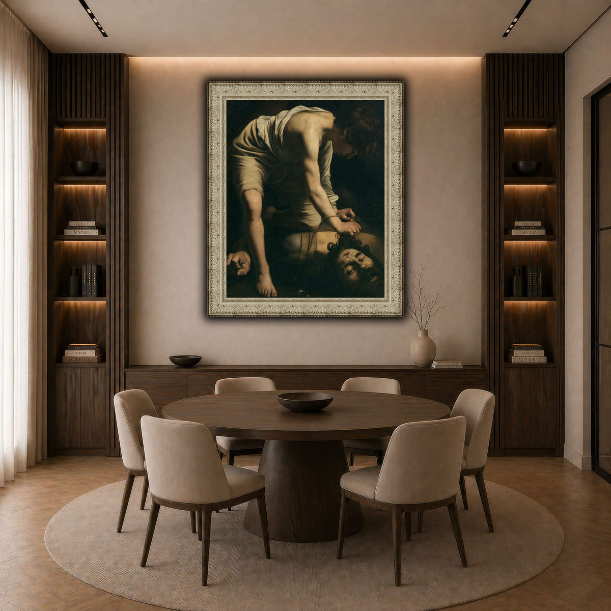 13 dark neutral-dining room
