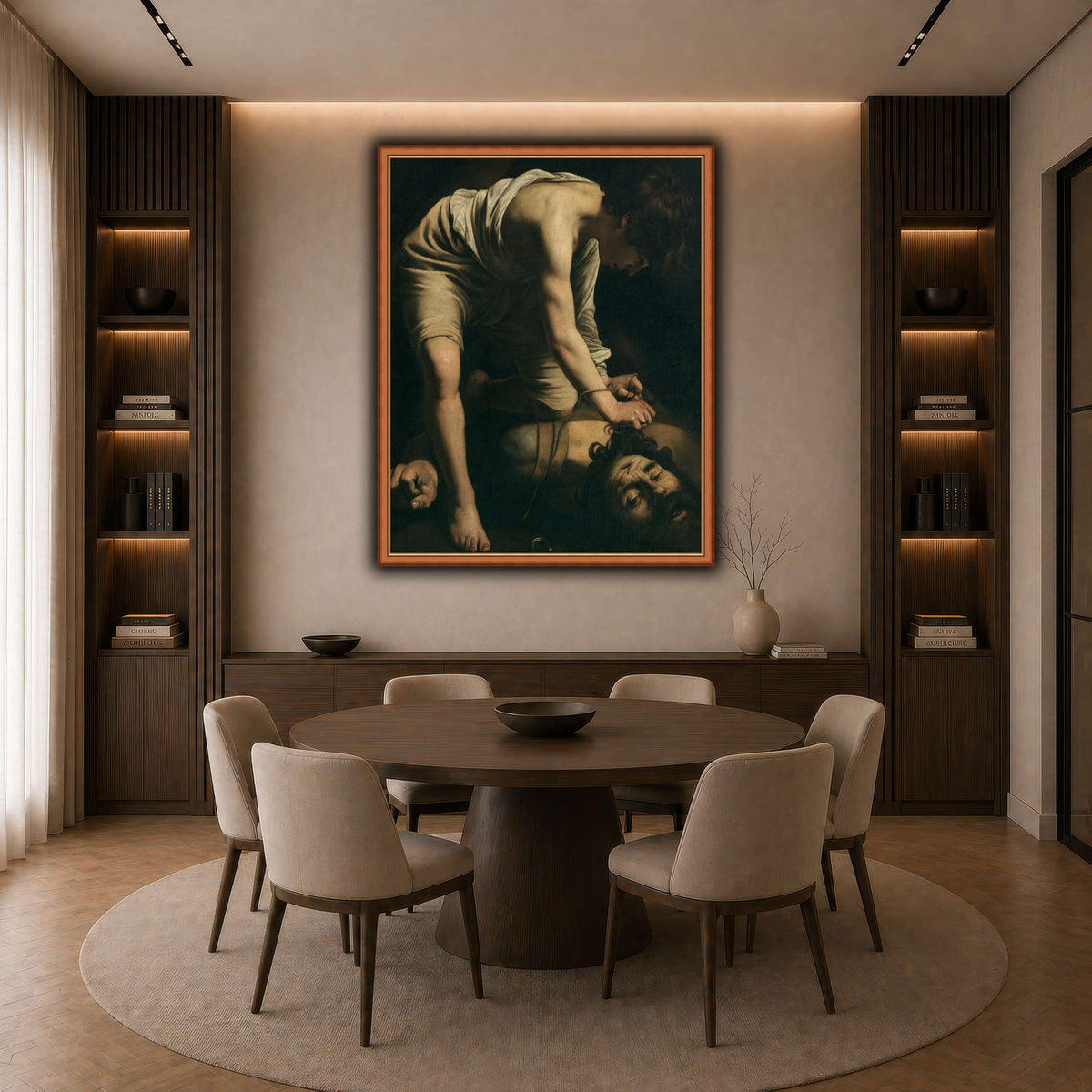 13 dark neutral-dining room
