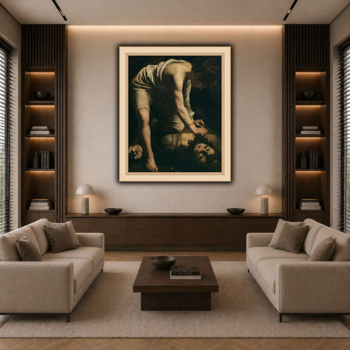 13 dark neutral-living room