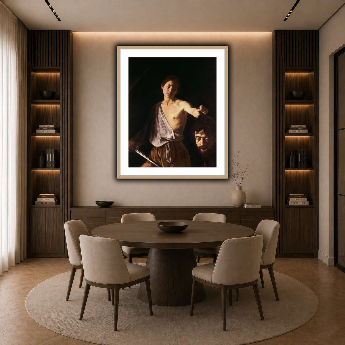 14 dark neutral-dining room
