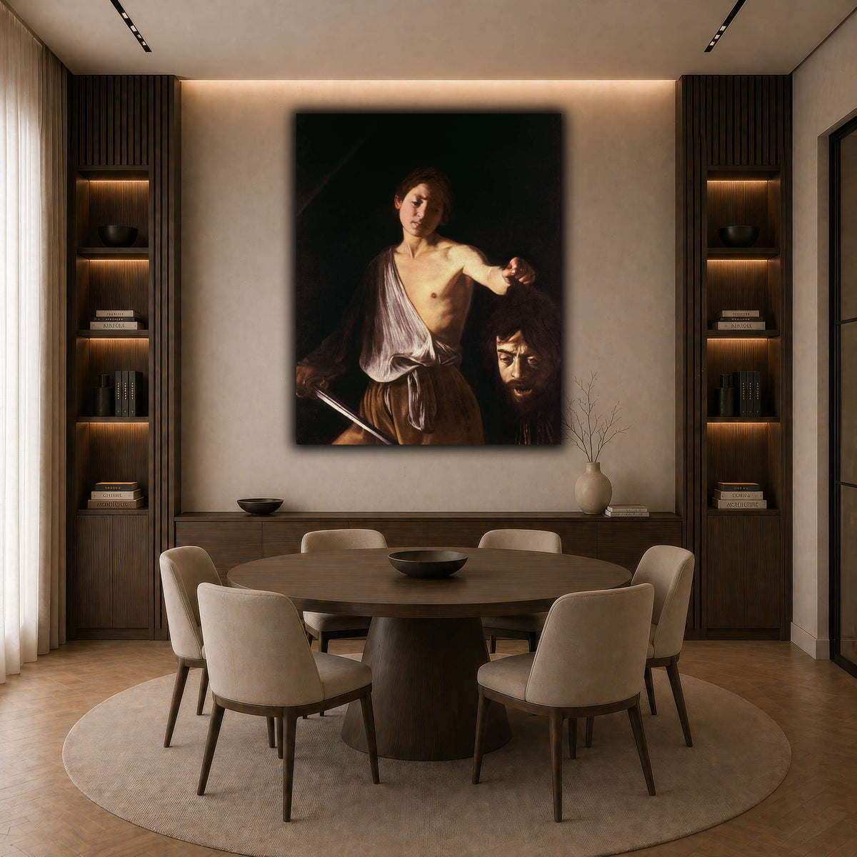 14 dark neutral-dining room
