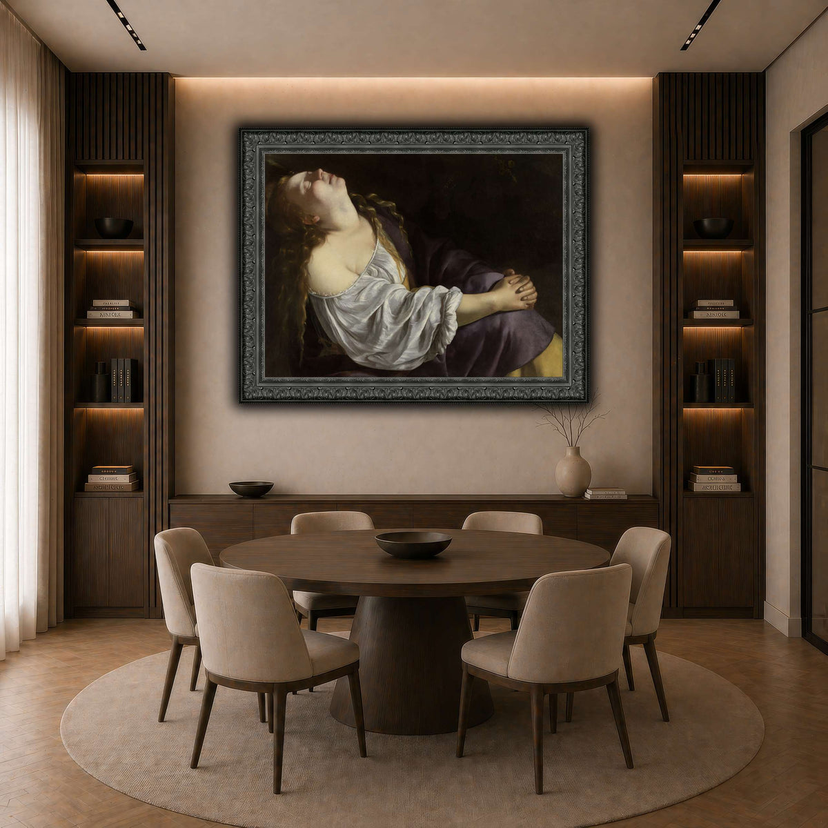 14 dark neutral-dining room