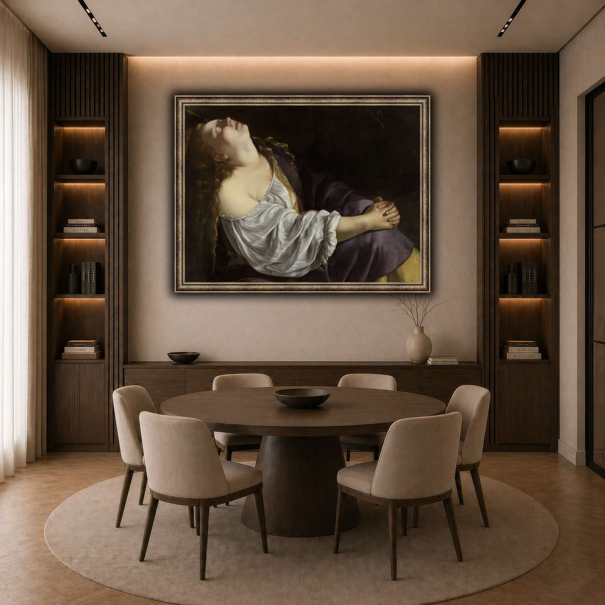 14 dark neutral-dining room