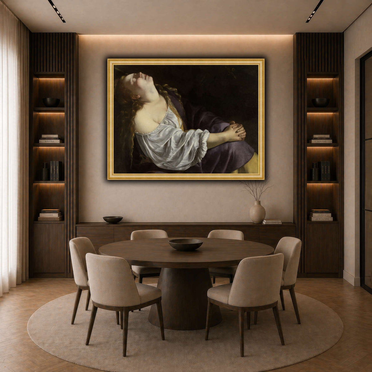 14 dark neutral-dining room