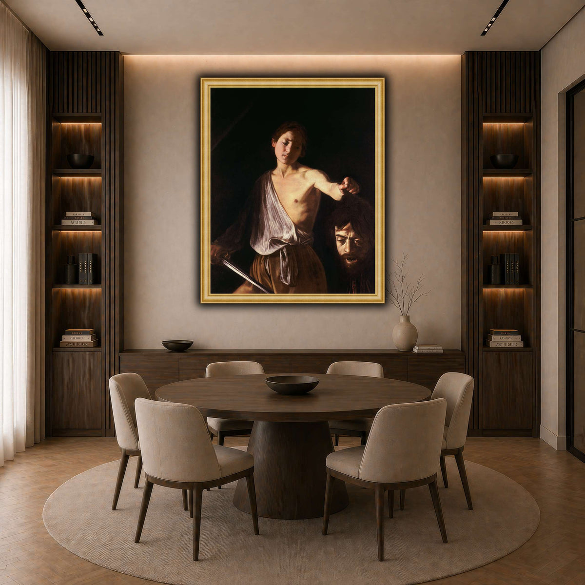 14 dark neutral-dining room