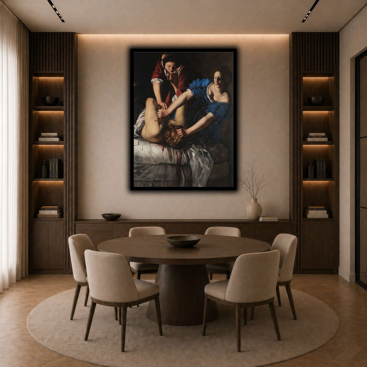 15 dark neutral-dining room