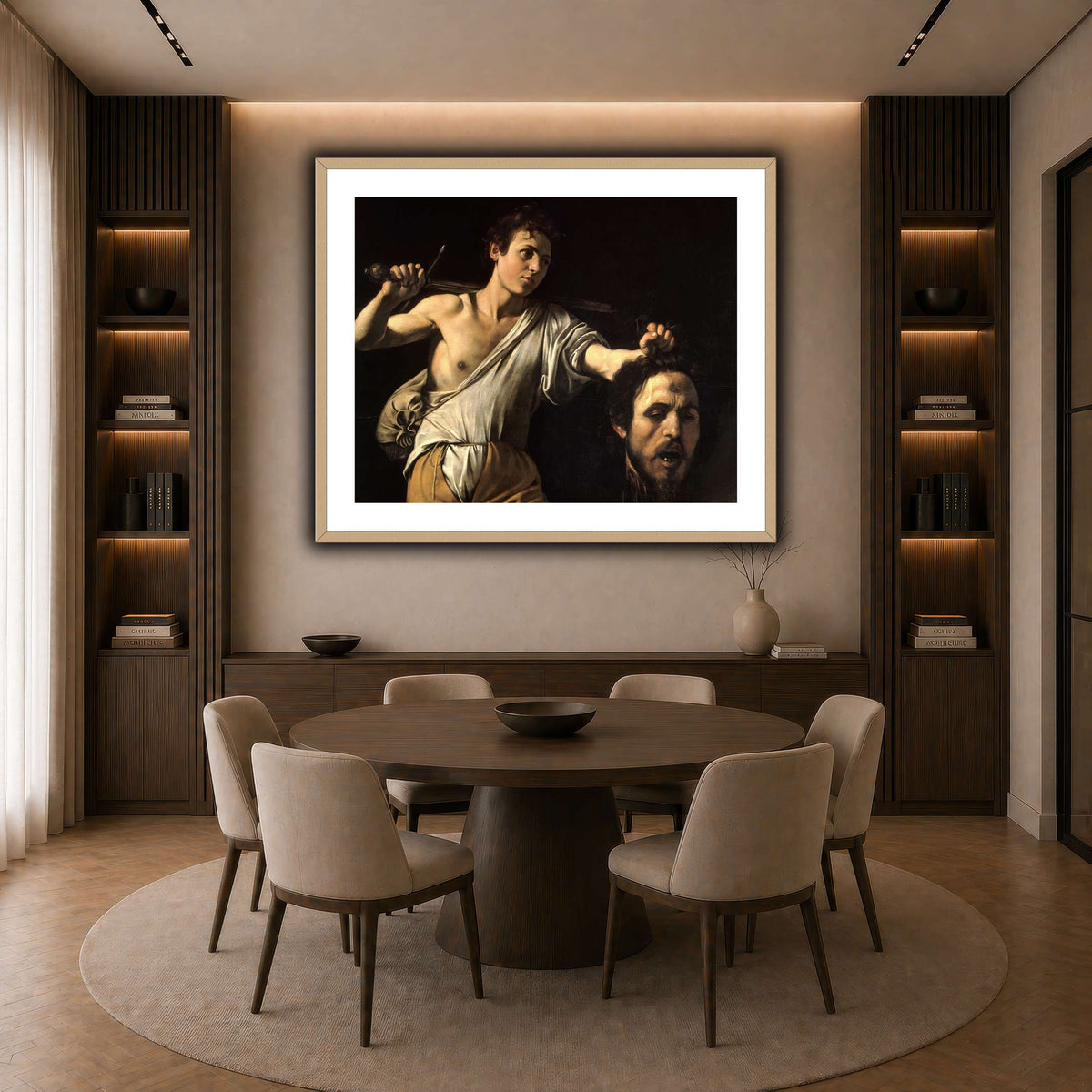 15 dark neutral-dining room