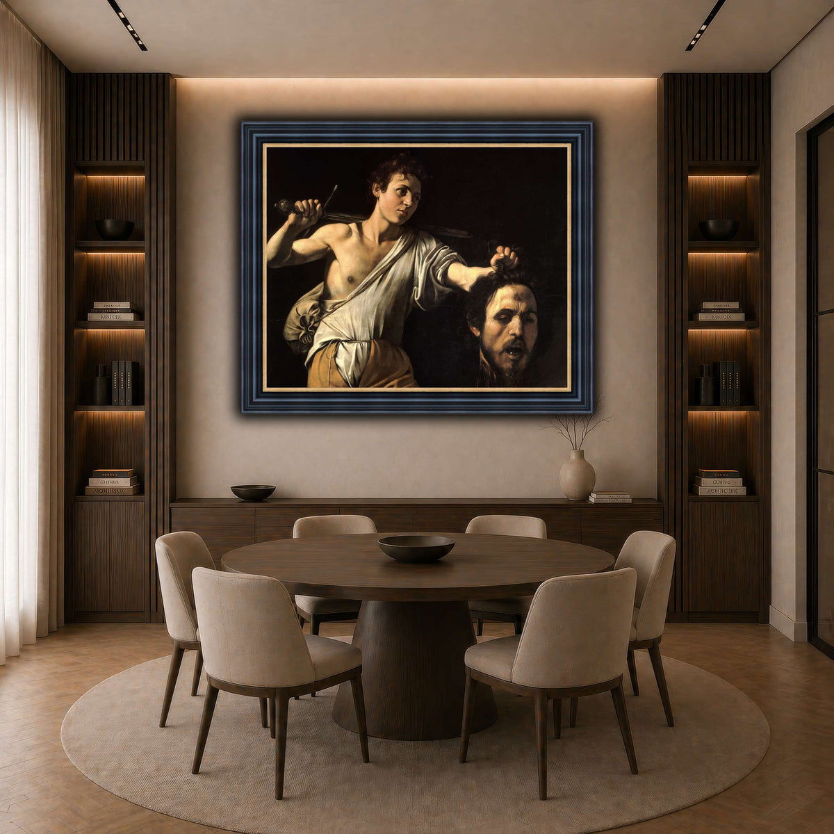 15 dark neutral-dining room