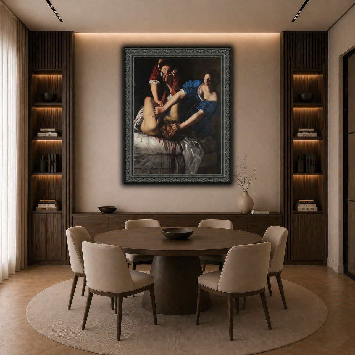 15 dark neutral-dining room