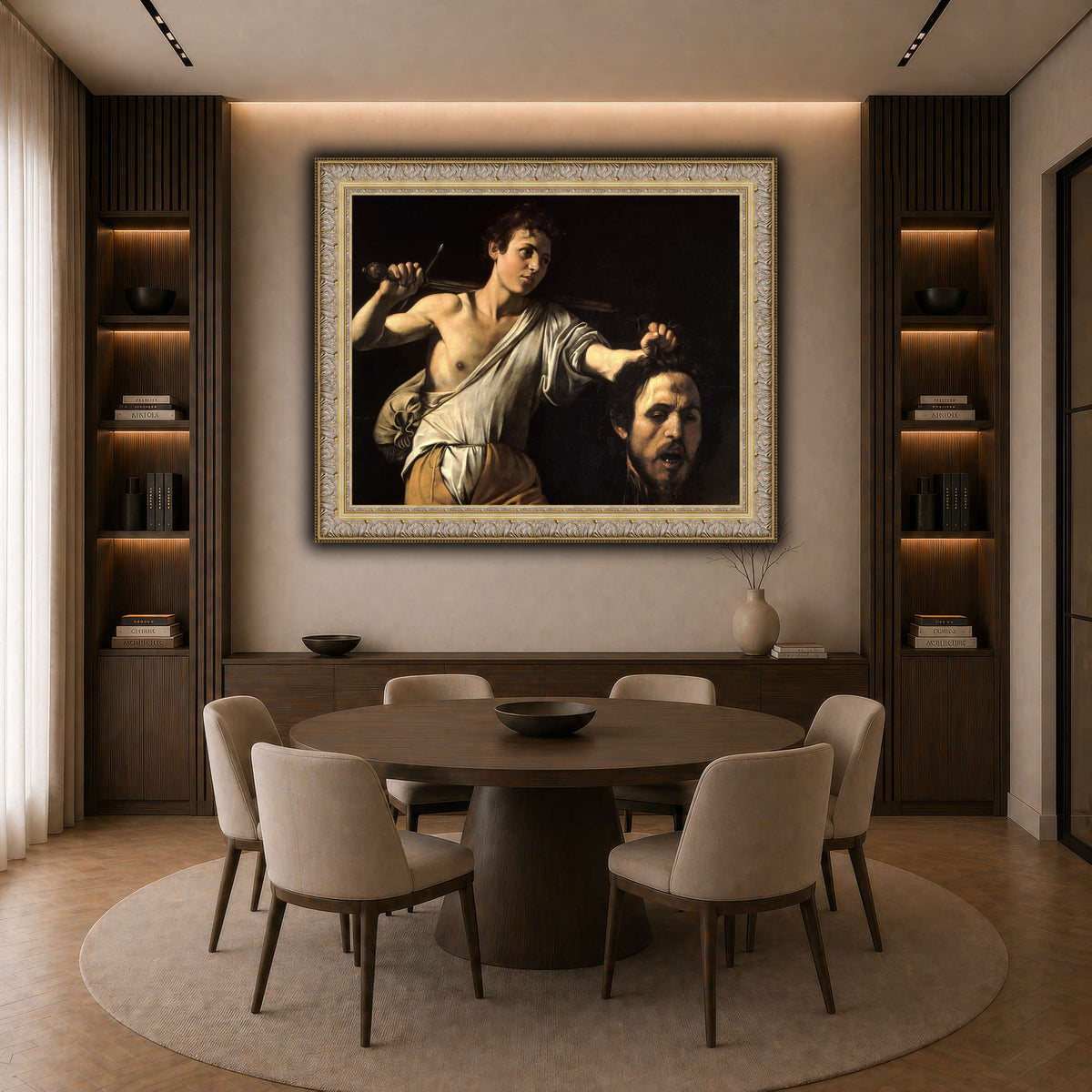 15 dark neutral-dining room