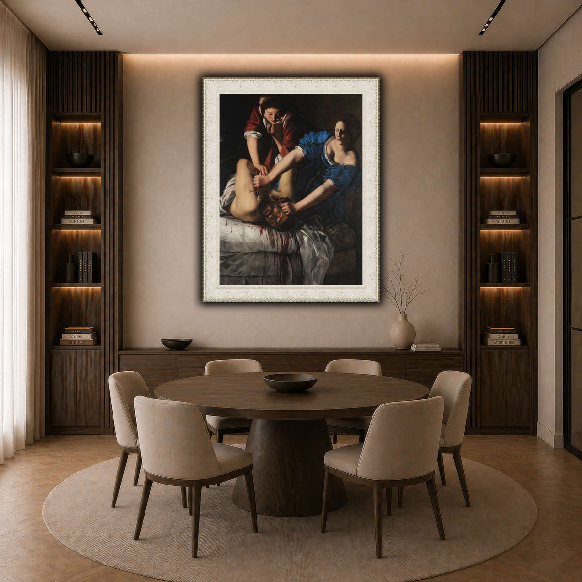 15 dark neutral-dining room