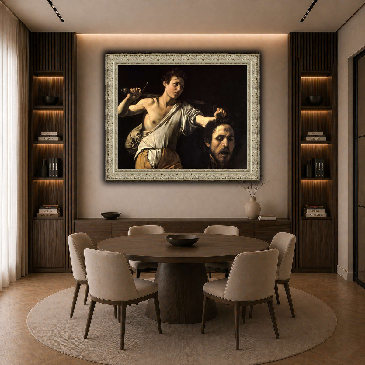 15 dark neutral-dining room