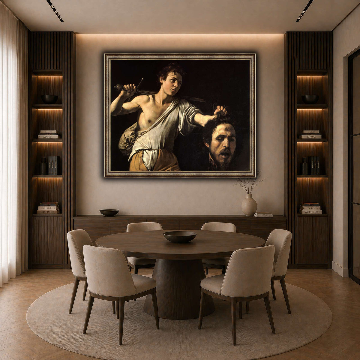 15 dark neutral-dining room