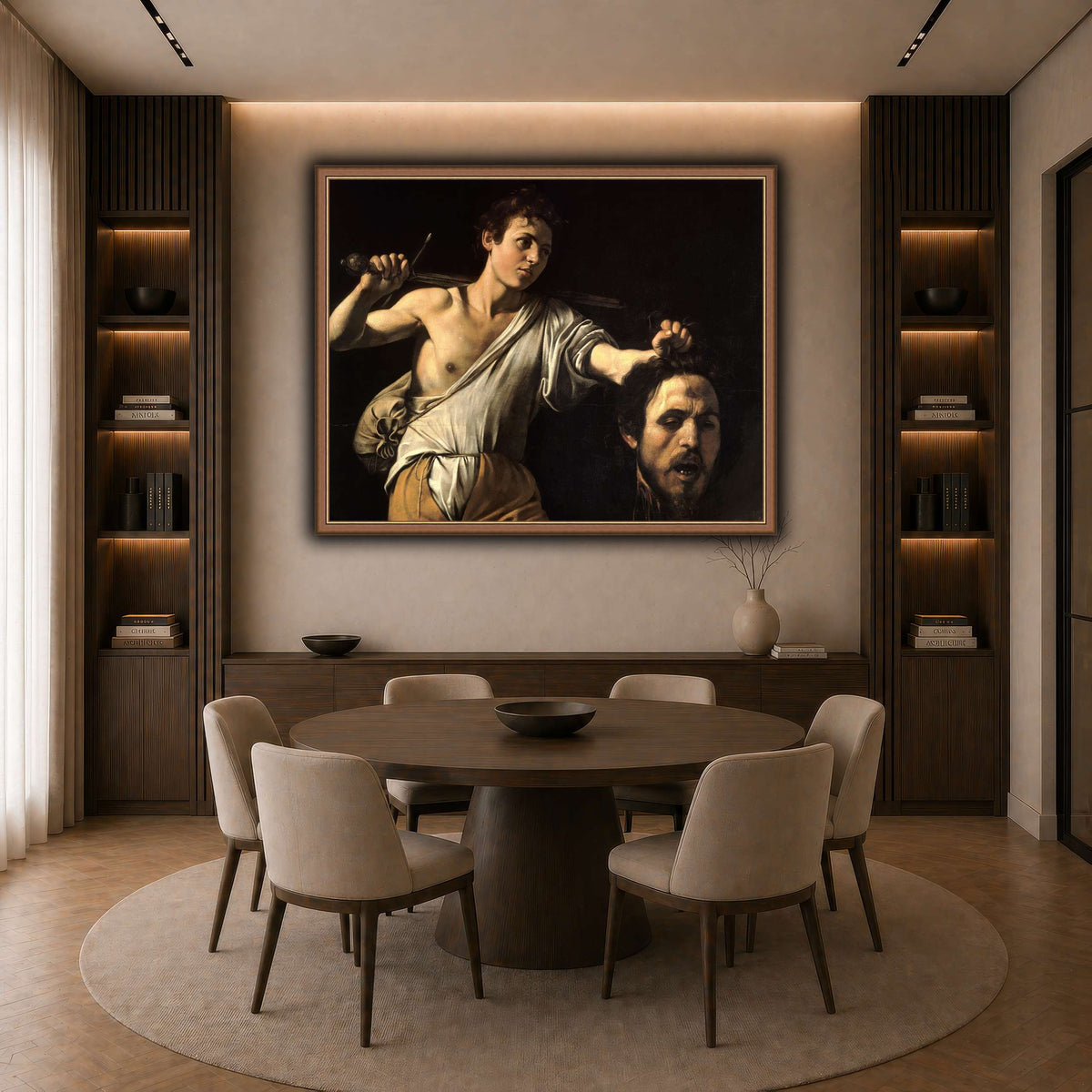 15 dark neutral-dining room