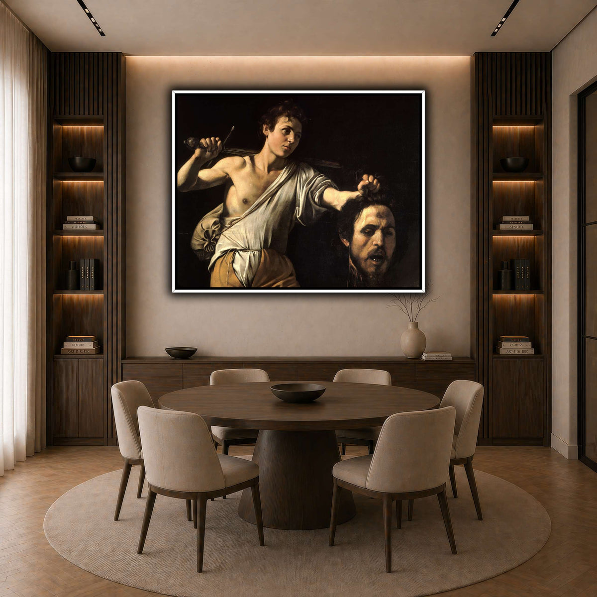 15 dark neutral-dining room