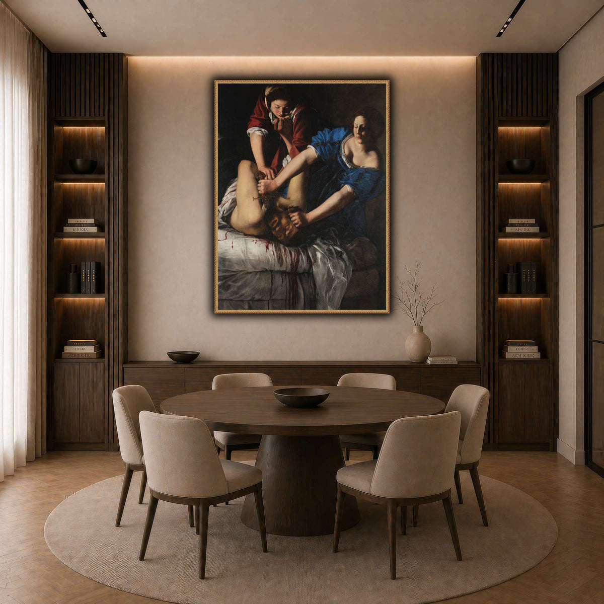 15 dark neutral-dining room