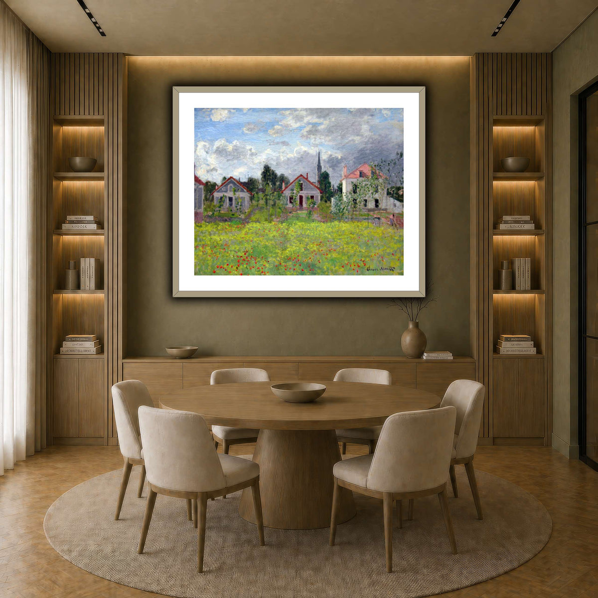 1873_Monet_Houses_at_Argenteuil_anagoria earth-dining room