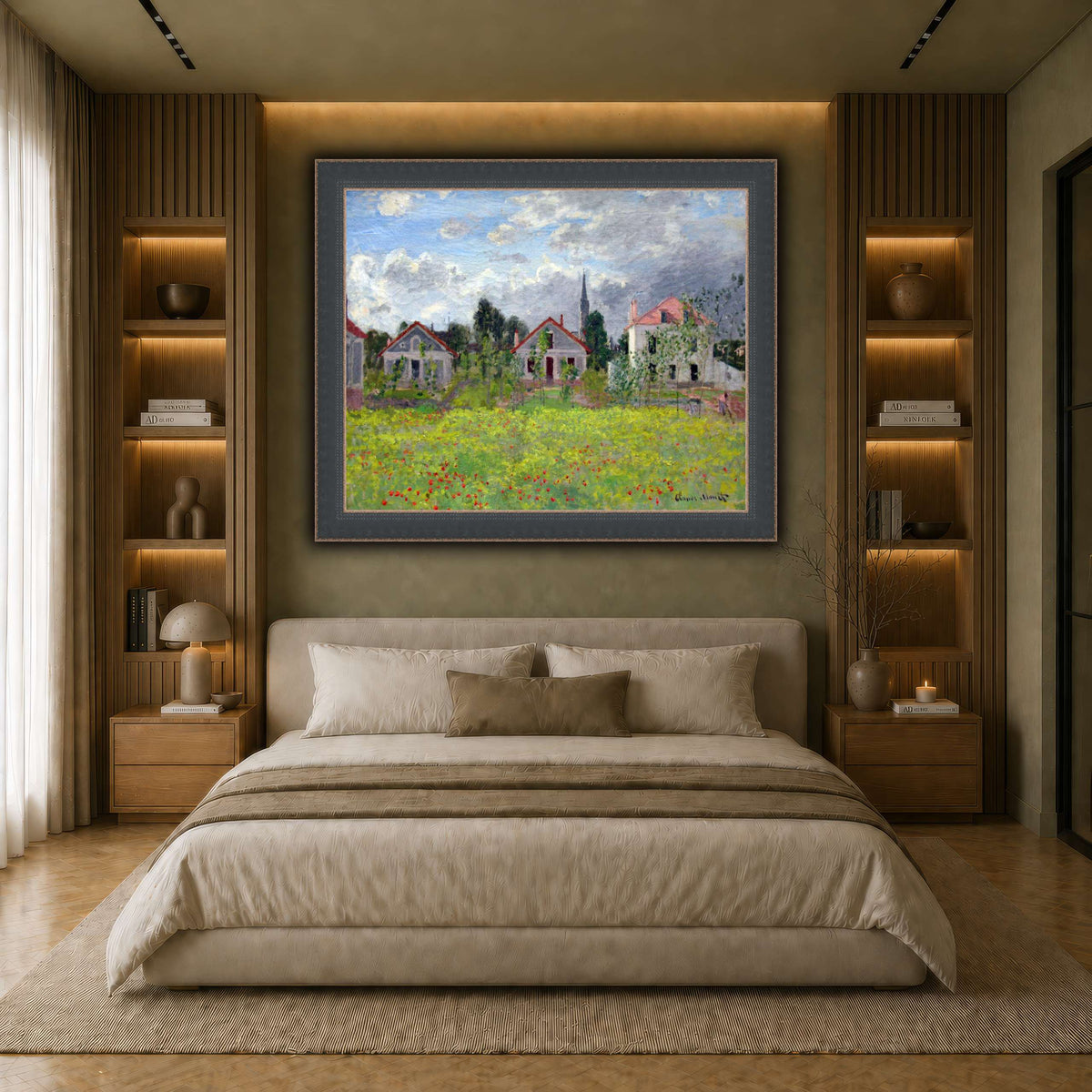 1873_Monet_Houses_at_Argenteuil_anagoria earth-bedroom