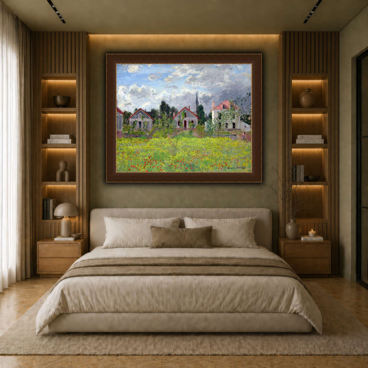 1873_Monet_Houses_at_Argenteuil_anagoria earth-bedroom