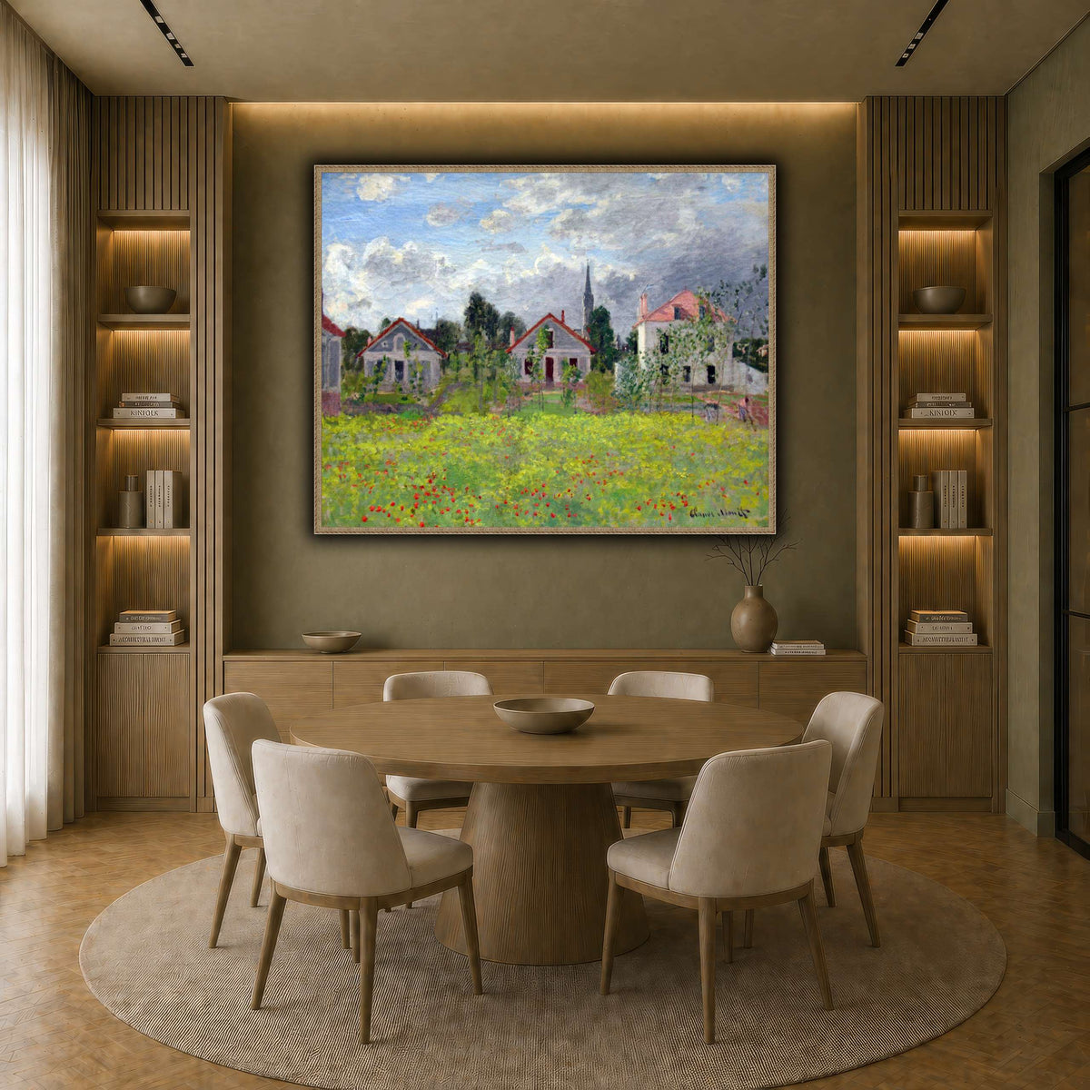 1873_Monet_Houses_at_Argenteuil_anagoria earth-dining room