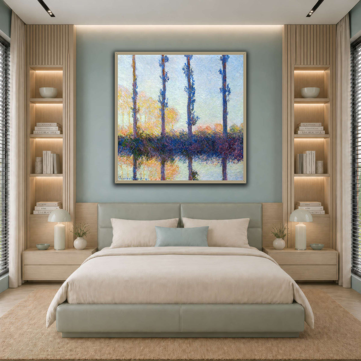 1891_Monet_The_four_trees_anagoria cool-bedroom
