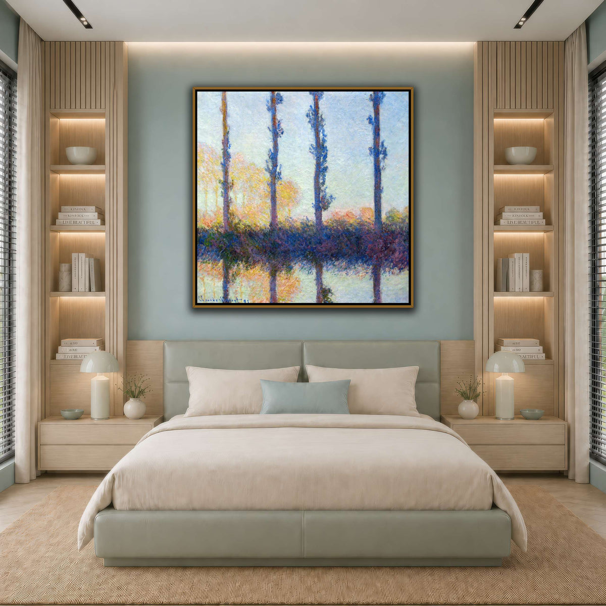 1891_Monet_The_four_trees_anagoria cool-bedroom