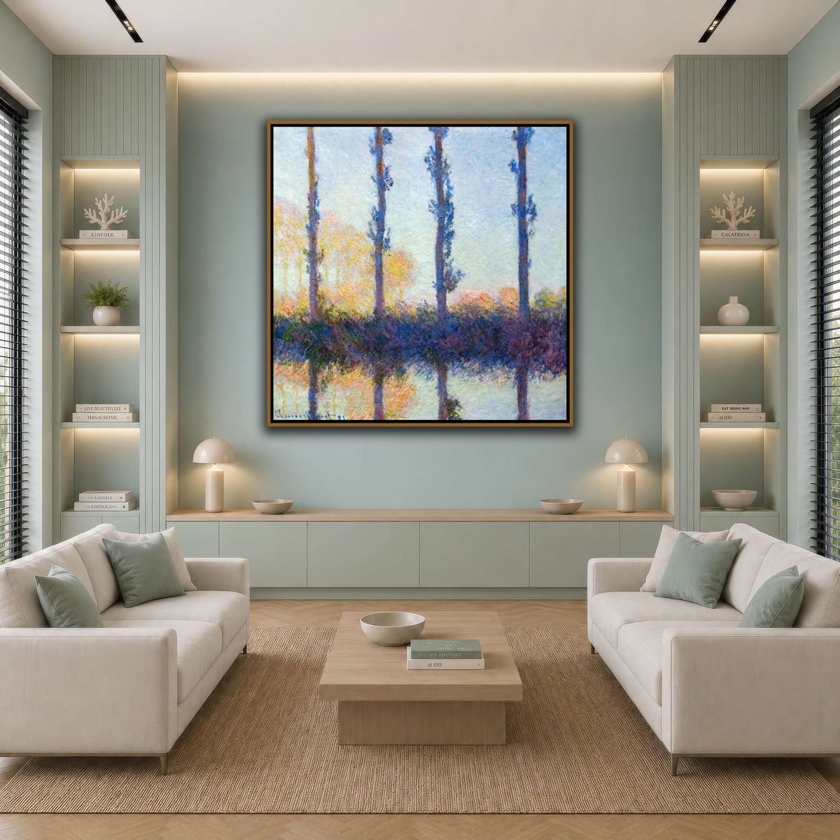 1891_Monet_The_four_trees_anagoria cool-living room