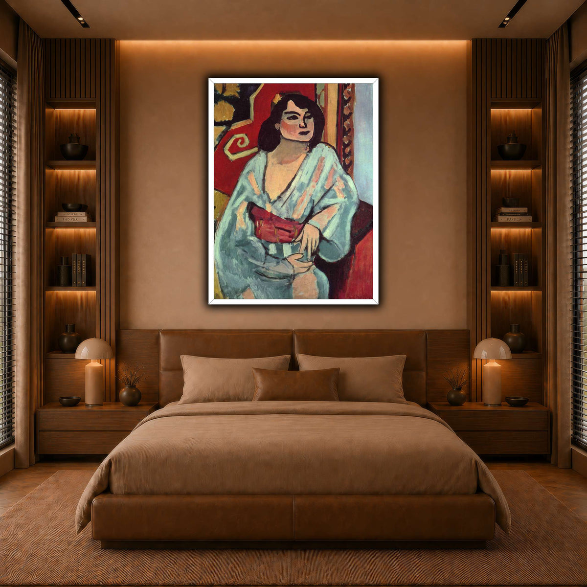 1909,_Algerian_Woman_Henri_Matisse warm-bedroom