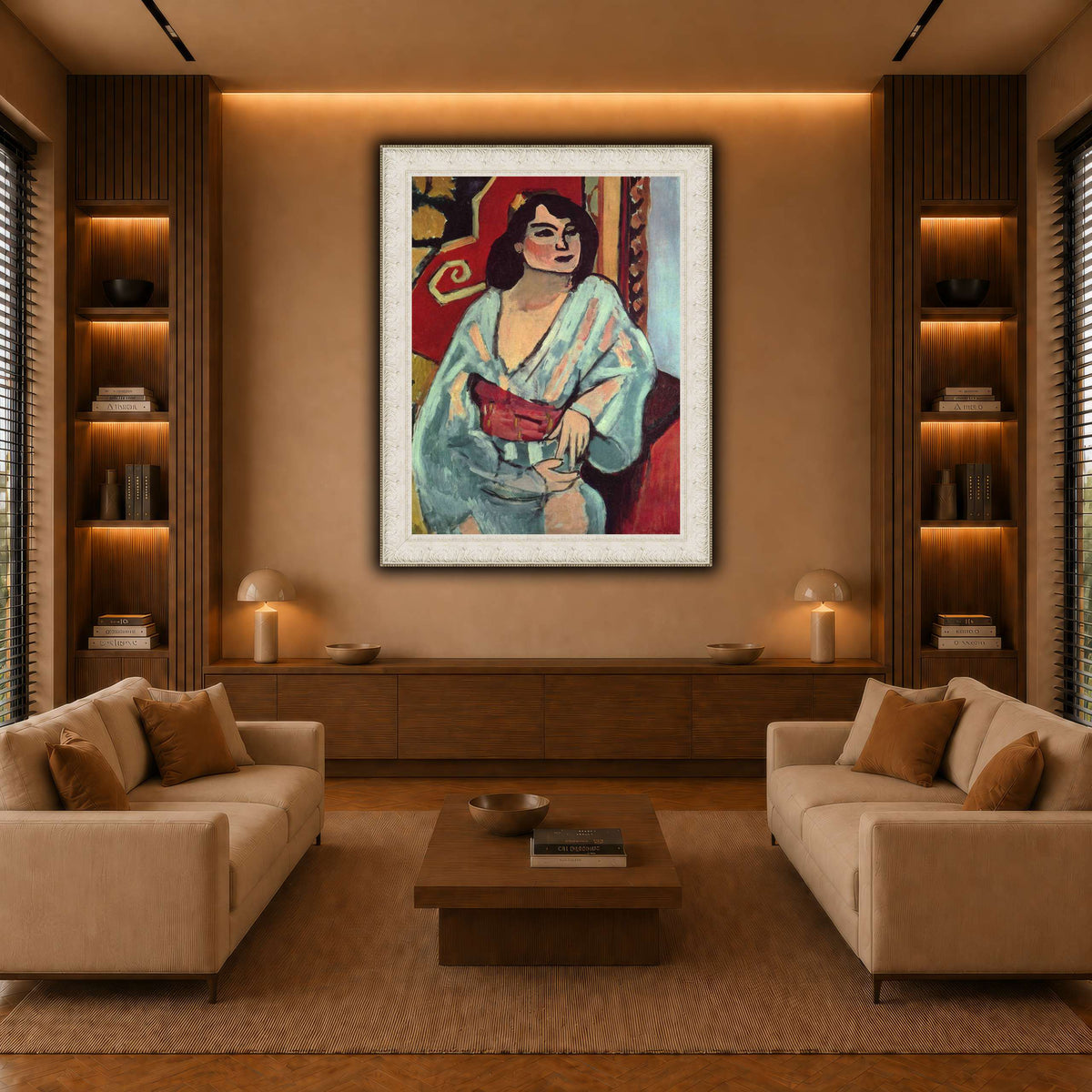 1909,_Algerian_Woman_Henri_Matisse warm-living-room