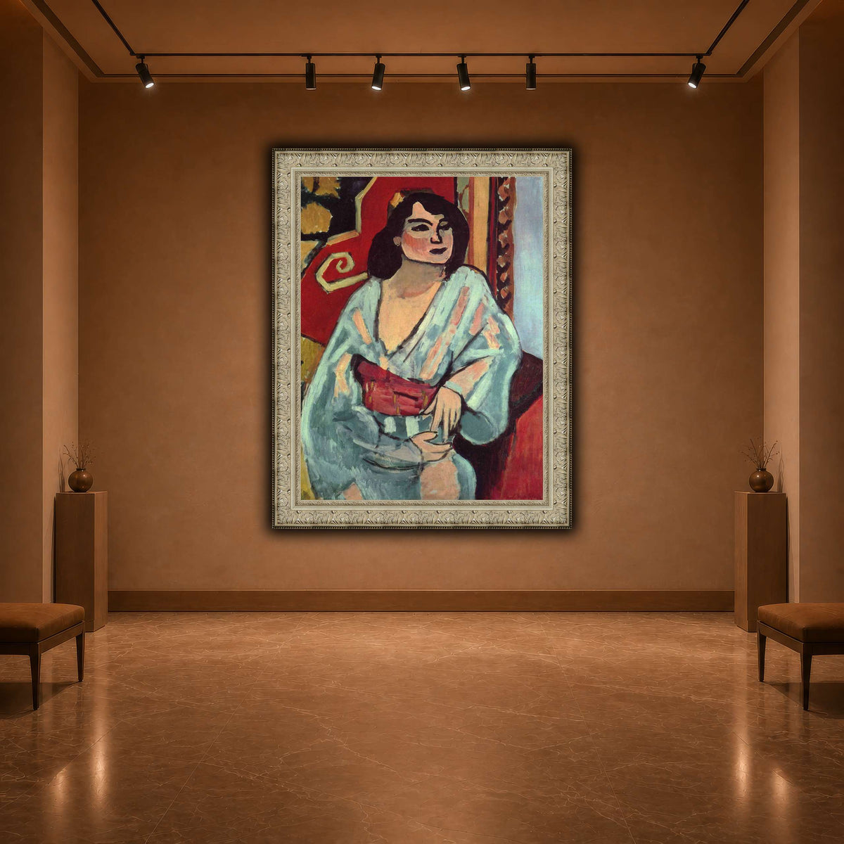 1909,_Algerian_Woman_Henri_Matisse warm-agallery