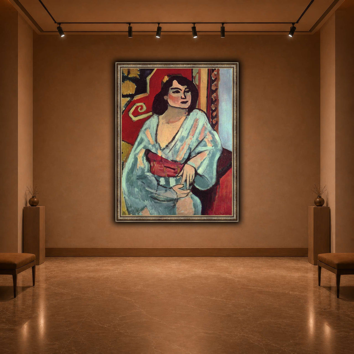 1909,_Algerian_Woman_Henri_Matisse warm-agallery