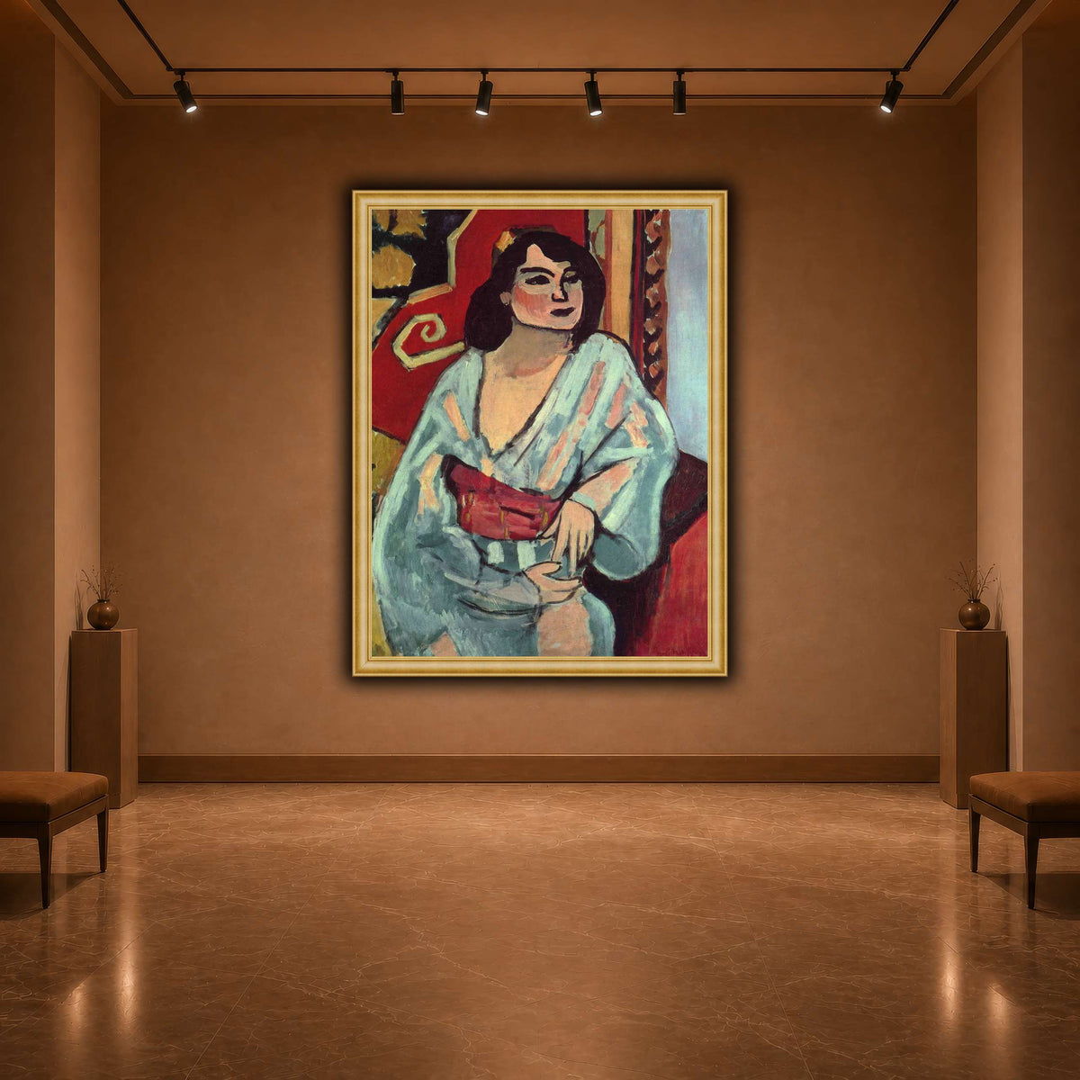 1909,_Algerian_Woman_Henri_Matisse warm-agallery