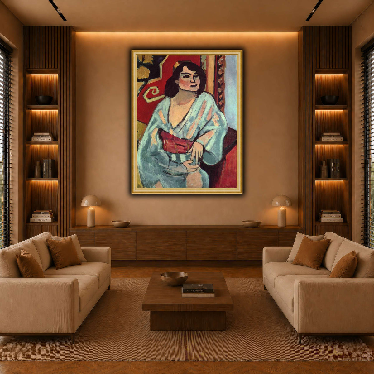 1909,_Algerian_Woman_Henri_Matisse warm-living-room