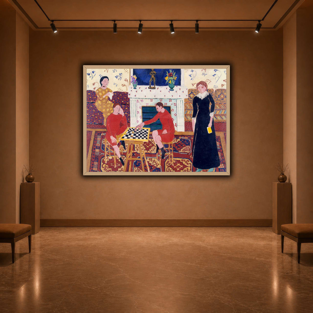 1911,_Portrait_de_la_famille_du_peintre_Henri_Matisse warm-agallery